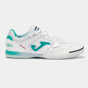 Joma / TOP FLEX [2025AW] ホマ-トップフレックス(フットサルシューズ)インドアシューズ-TOPW2502IN-ホワイト/ターコイズ