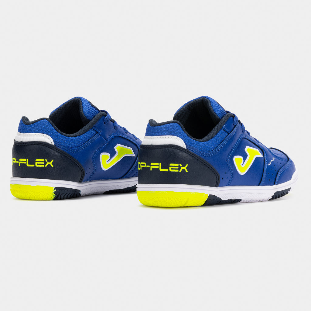 Joma - TOP FLEX JR[2025AW]([ホマ]トップフレックス ジュニア) フットサルシューズ/ジュニアシューズ/レディースサイズ/インドアシューズ/子供用/女性用/人工皮革(Joma Japan正規品)-ブルー-TPJW2505IN