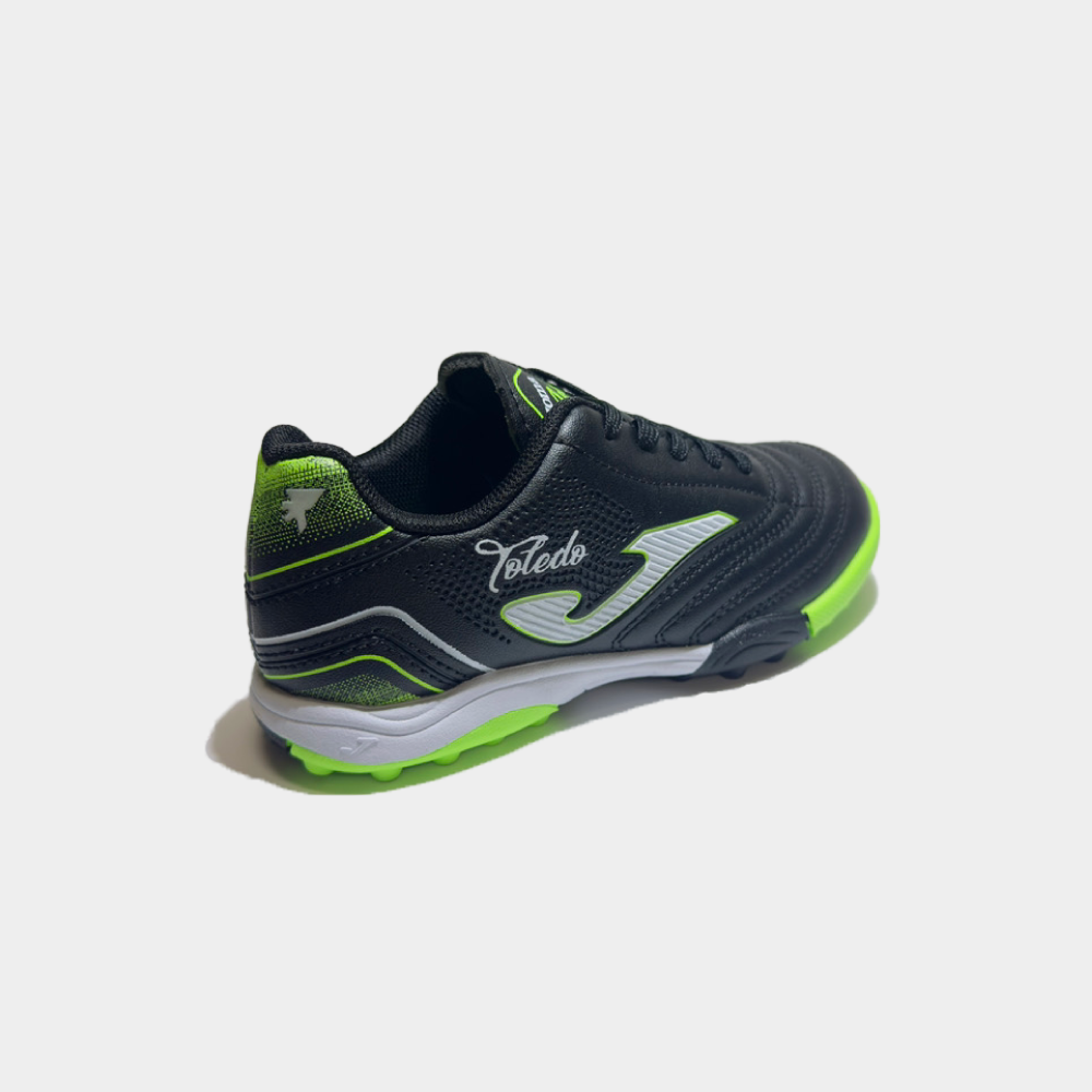 Joma - TOLEDO JR TURF[2025AW]([ホマ]トレド ジュニア ターフ) フットサルシューズ/ターフシューズ/トレーニングシューズ/トレシュー/サッカーシューズ/ジュニアシューズ/レディースサイズ/子供用/女性用/人工皮革(Joma Japan正規品)-ブラック-TOJW2501TF