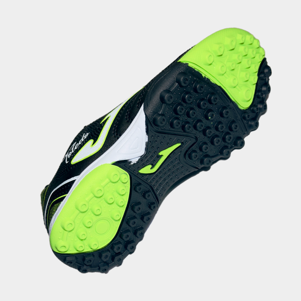Joma - TOLEDO JR TURF[2025AW]([ホマ]トレド ジュニア ターフ) フットサルシューズ/ターフシューズ/トレーニングシューズ/トレシュー/サッカーシューズ/ジュニアシューズ/レディースサイズ/子供用/女性用/人工皮革(Joma Japan正規品)-ブラック-TOJW2501TF